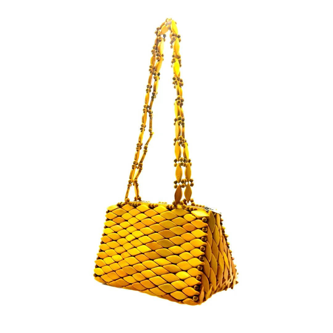 Paris Mini Shoulder Bag - Yellow