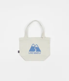 Patagonia Mini Tote Bag - Live Simply Winding / Bleached Stone