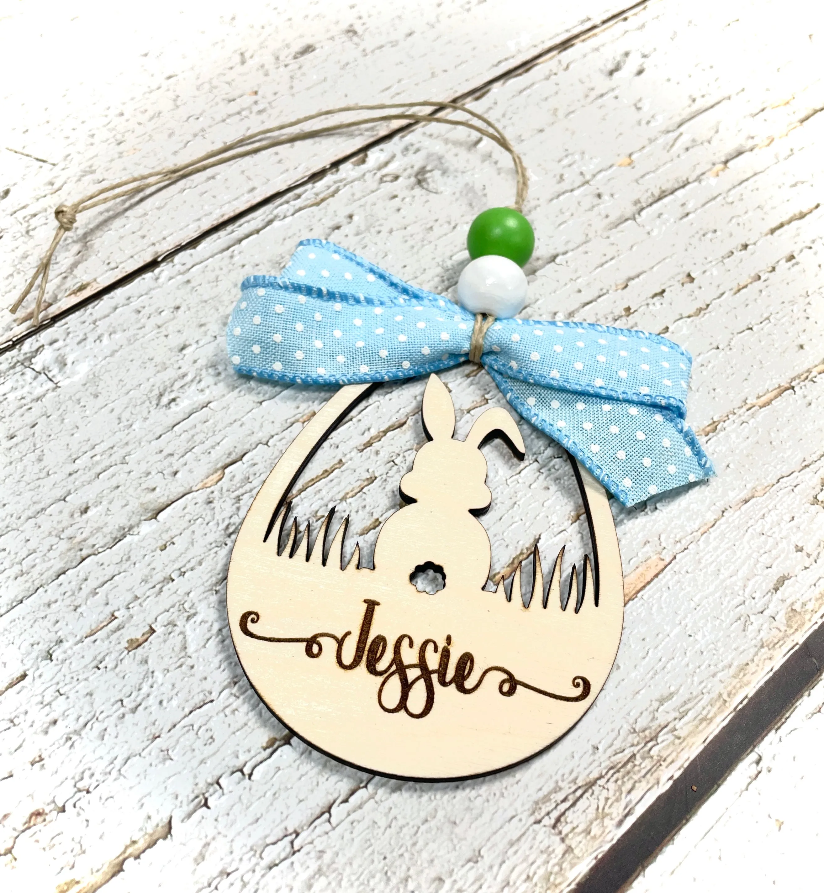 Personalized Easter Basket Tag