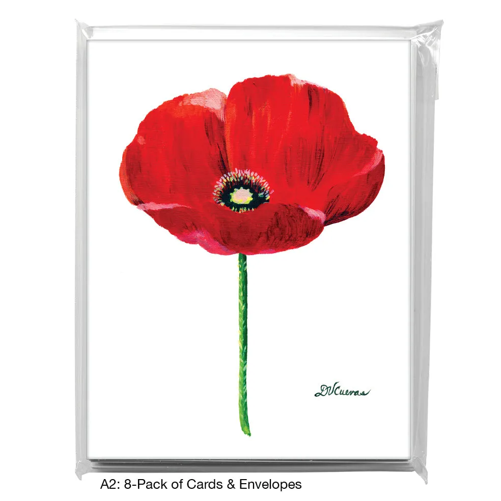 Poppy 06, Greeting Card (7209)