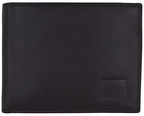 Premium Mens Slim Bifold Wallet Soft Genuine Leather Western with Gift Box