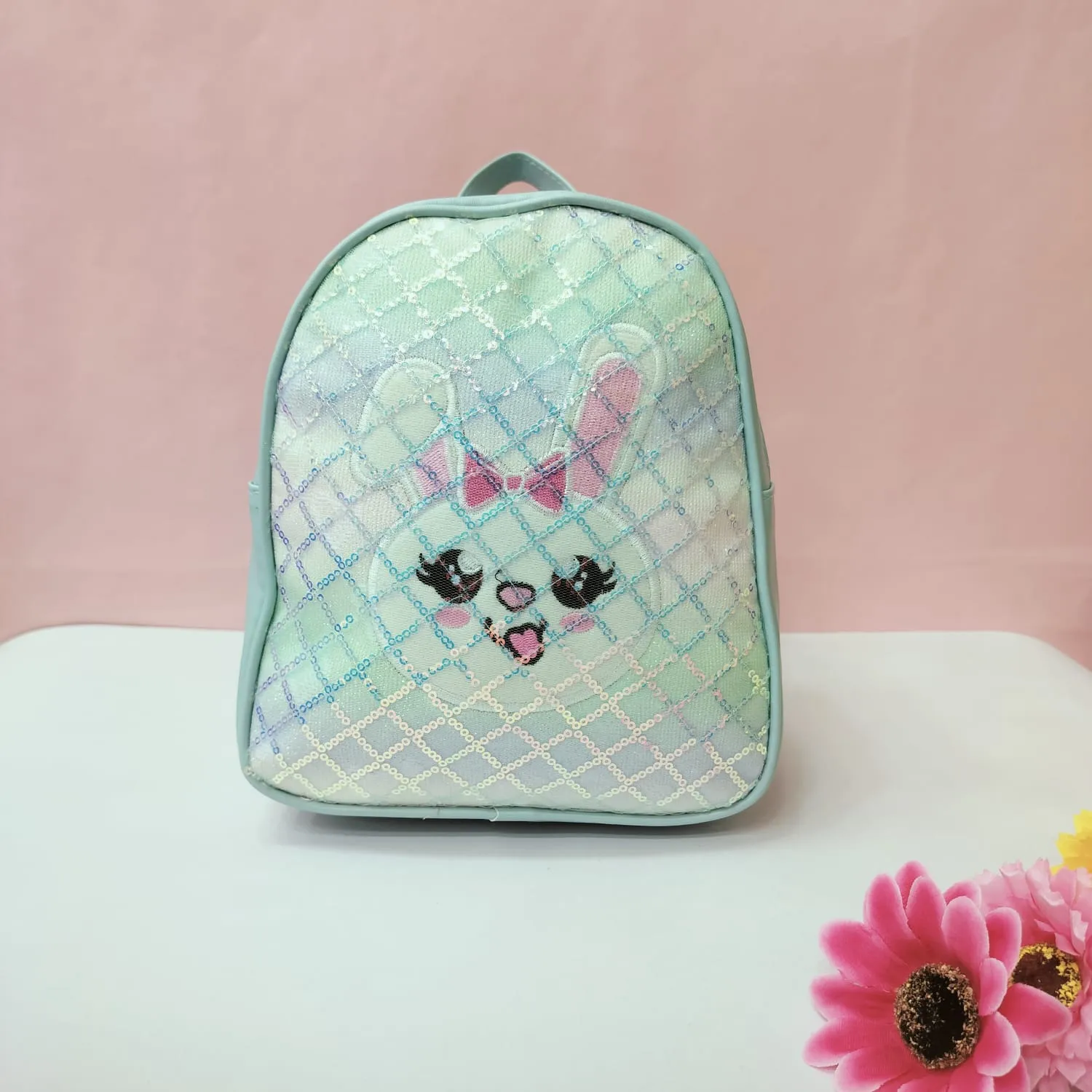 Printed Rabbit Mini Backpack.