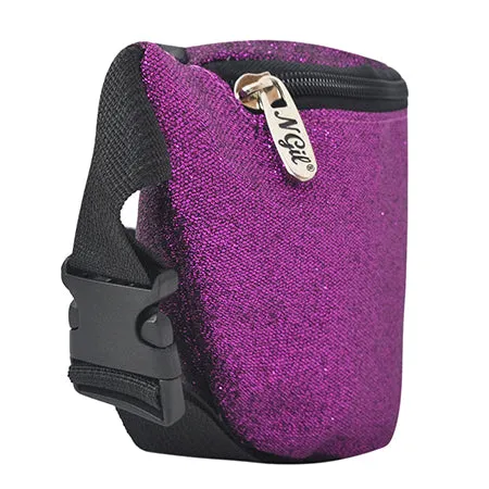 Purple Glitter Fanny Pack