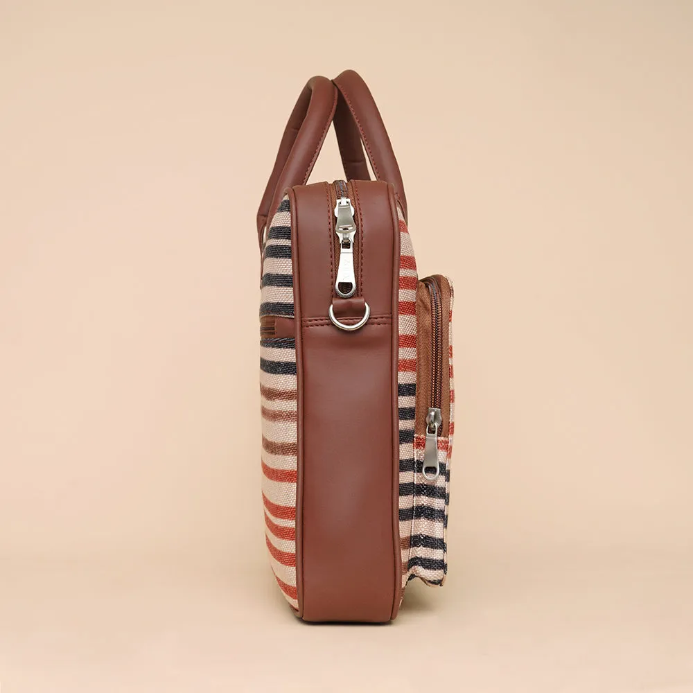 Qutub Stripes Unisex Laptop Bag