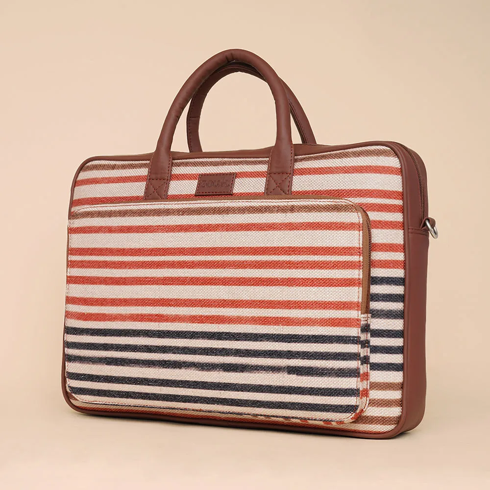 Qutub Stripes Unisex Laptop Bag