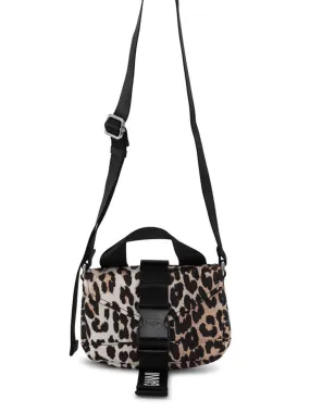 Recycled Tech Mini Satchel Leopard Print Bag