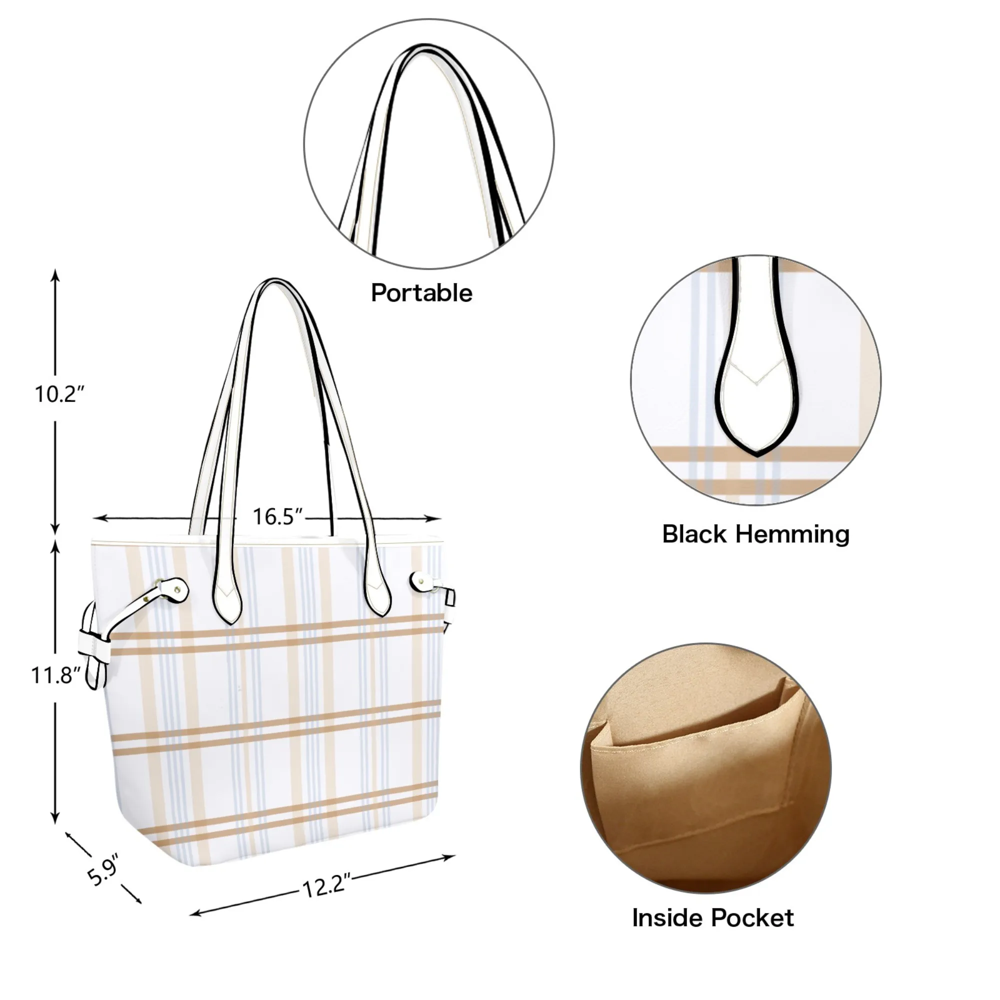 Reed Leather Bag | Perfect Autumn Gift for Her | Elegant & Durable Fashion Tote