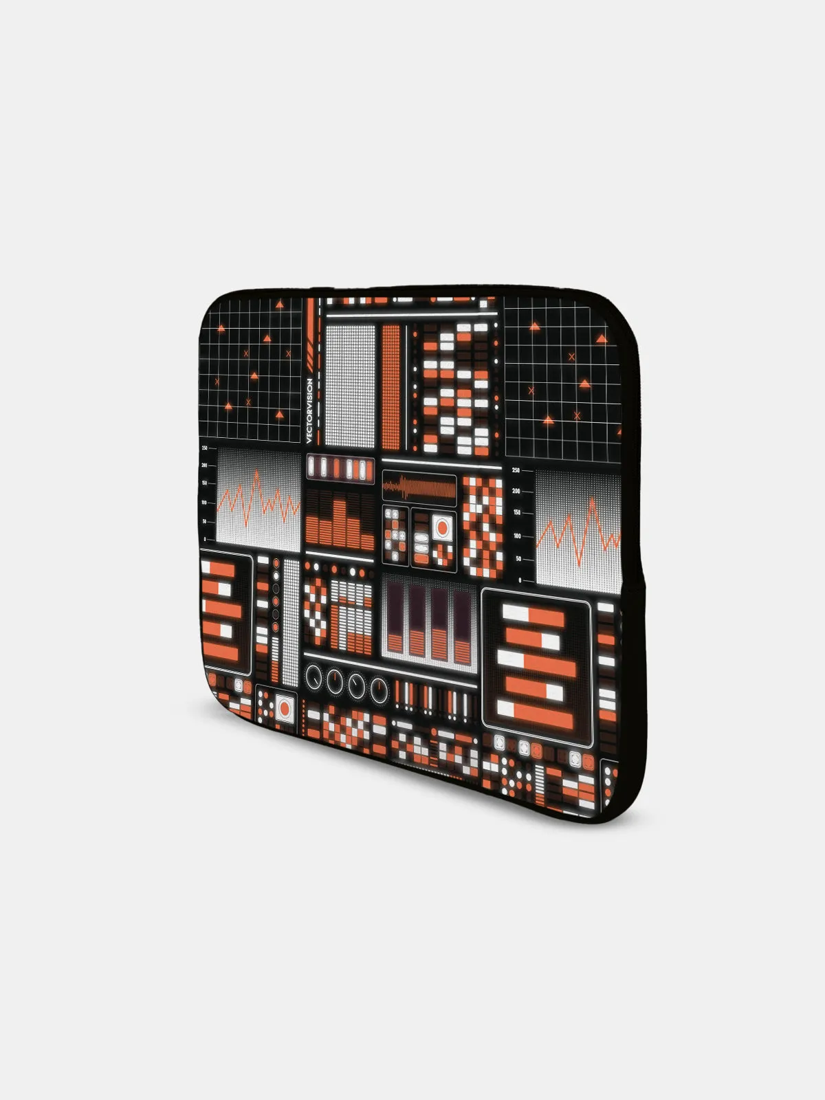 Retro Grid Laptop Sleeves