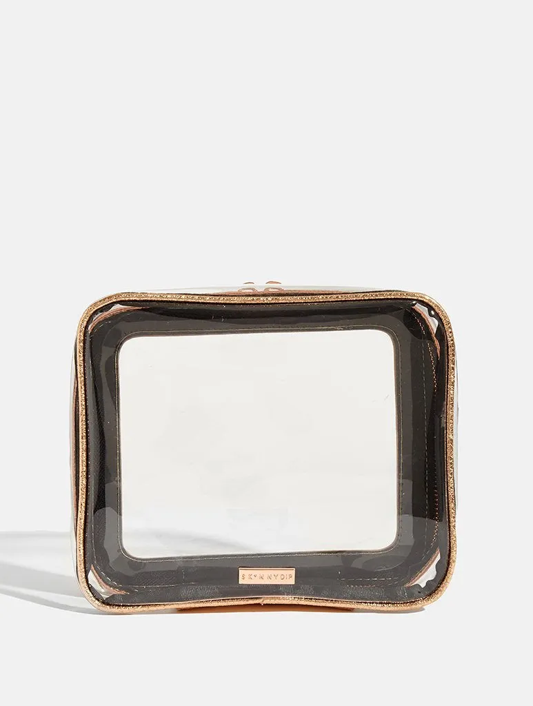 Rose Gold Travel Makeup Bag