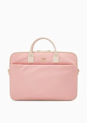 Roslyn Nylon Laptop Briefcase Light Pink