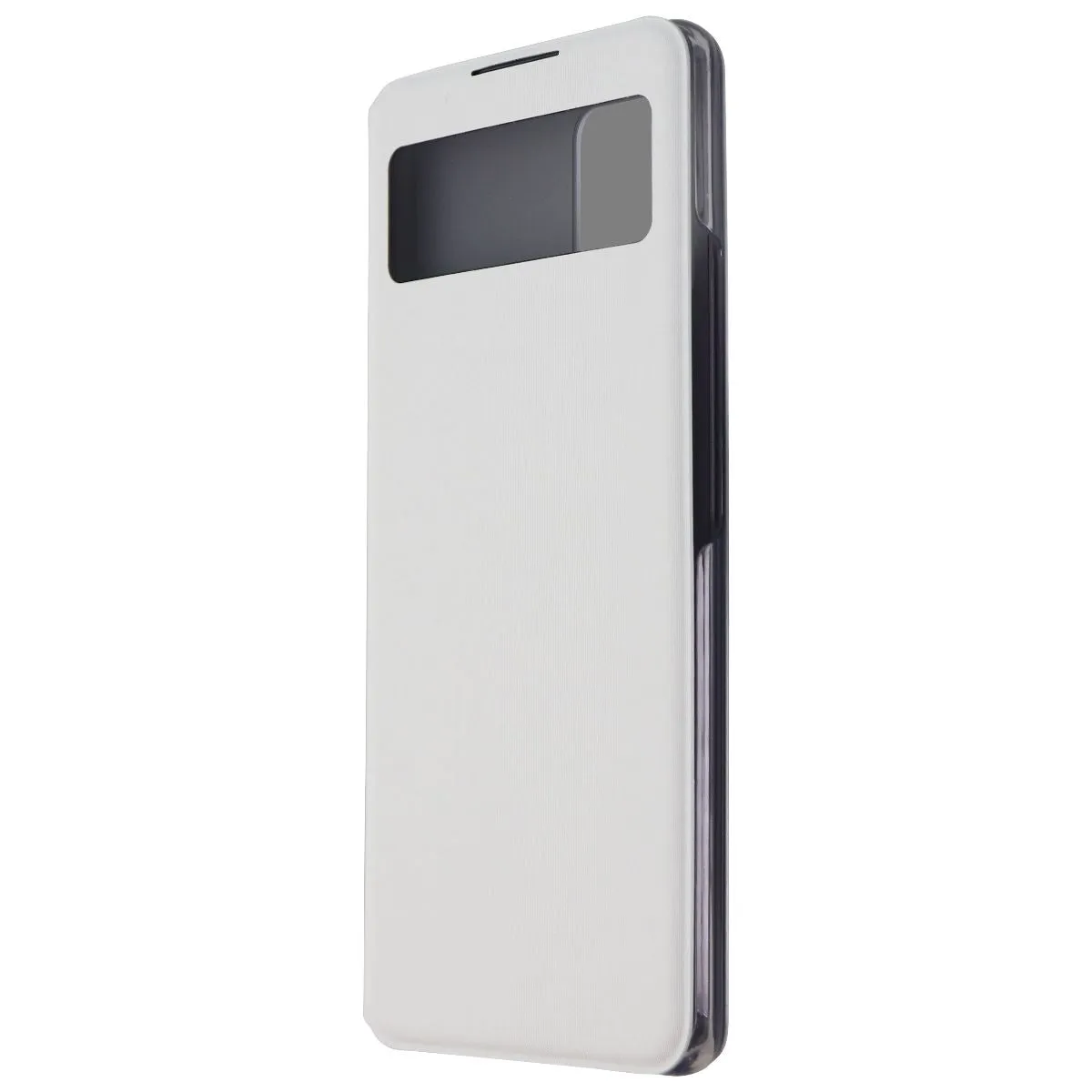 Samsung Smart S View Wallet Cover for Samsung Galaxy A42 5G - White