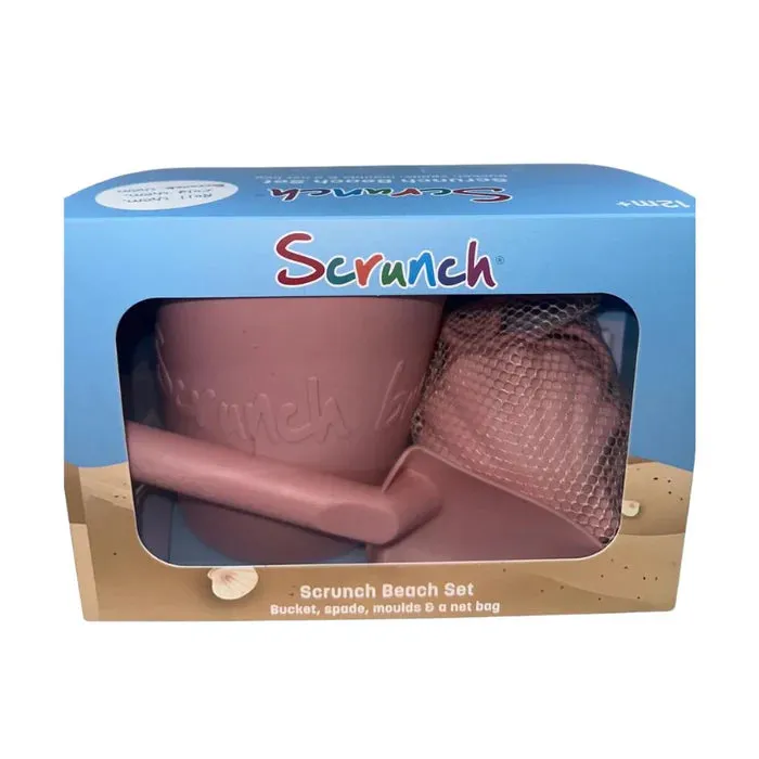 SCRUNCH BEACH SET - DUSTY ROSE