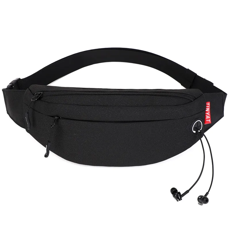 Simple Fanny Pack Shoulder Bag for Men Women Travel Bag Waterproof