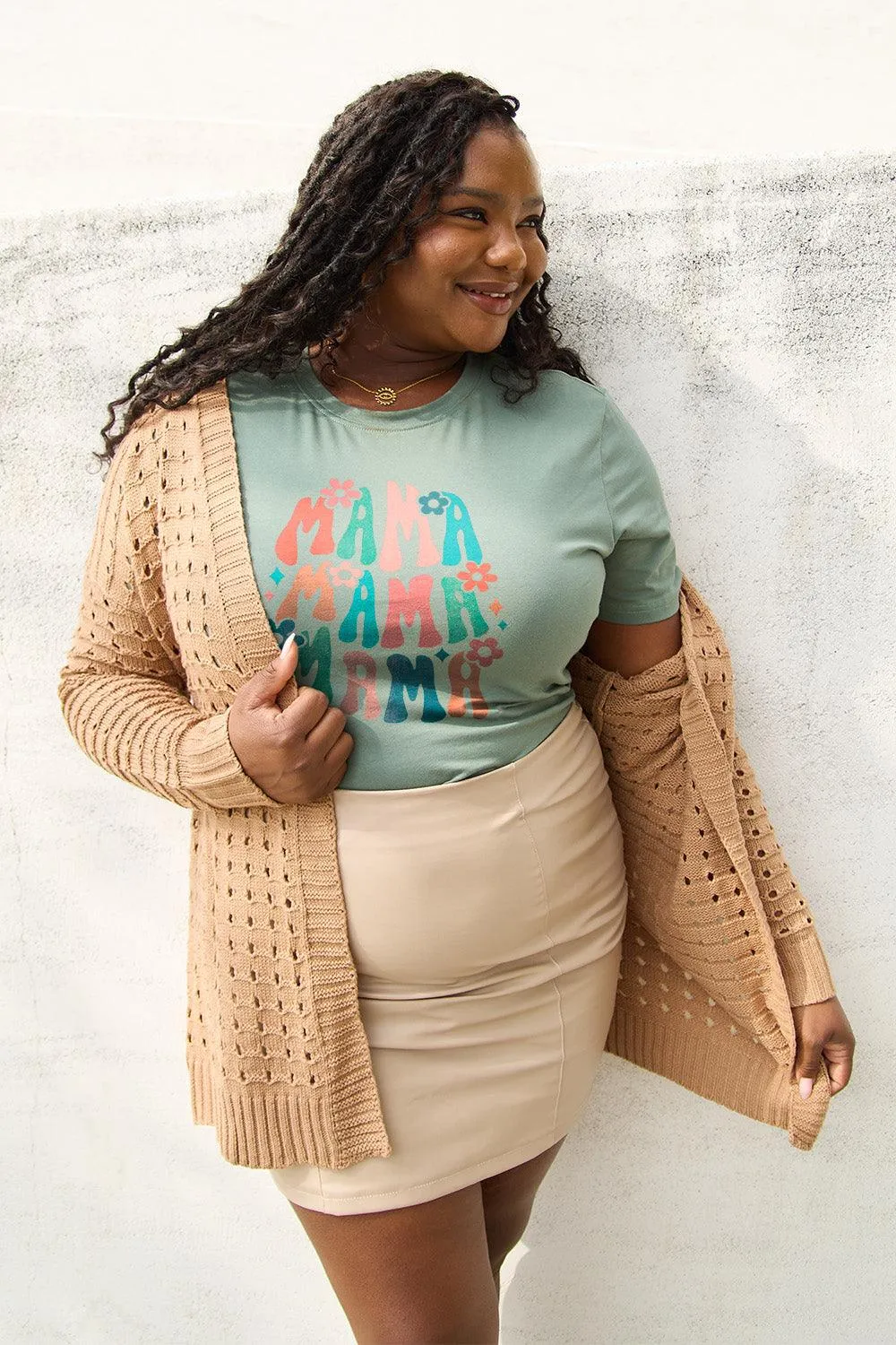 Simply Love Full Size MAMA Round Neck T-Shirt