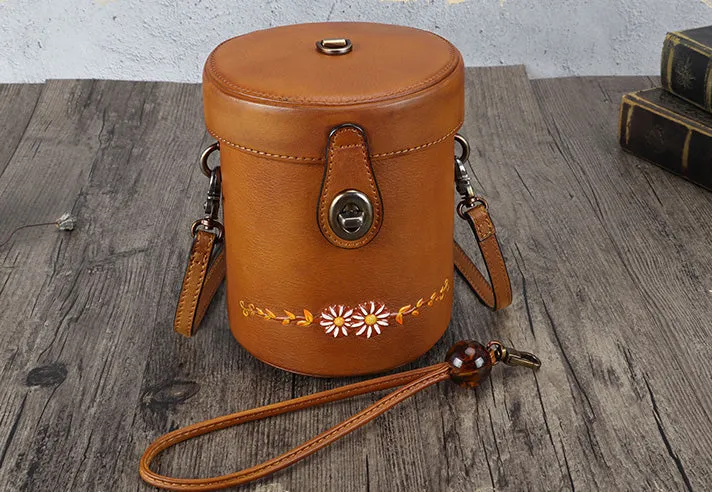 Small Womens Leather Over The Shoulder Bag Genuine Leather Handbags For Women