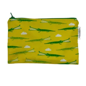 Snack Sized Reusable Zippered Bag Crocodiles