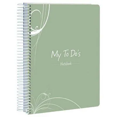 Spirax My Range P307A Notebook My To Do List Polypropylene Cover Spiral Bound A5 100 Page Assorted