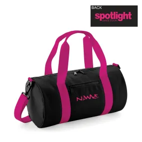 Spotlight Dance Studios Pink Mini Barrel Bag