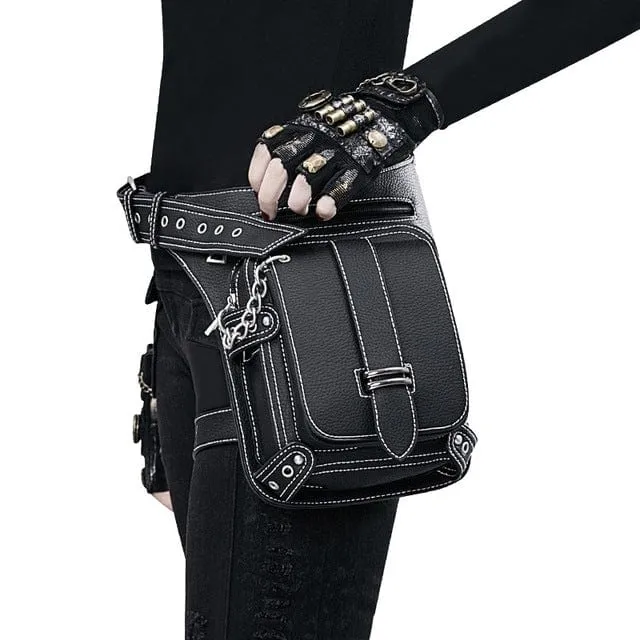 Steampunk Buckle Waist Bag