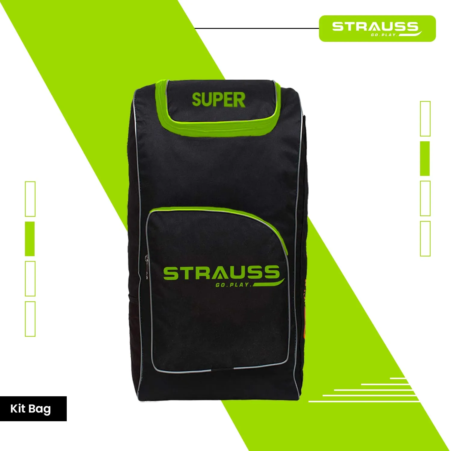 Strauss Standard (Super) RH Cricket Kit| Size SH| Set of 9 Complete Cricket Set