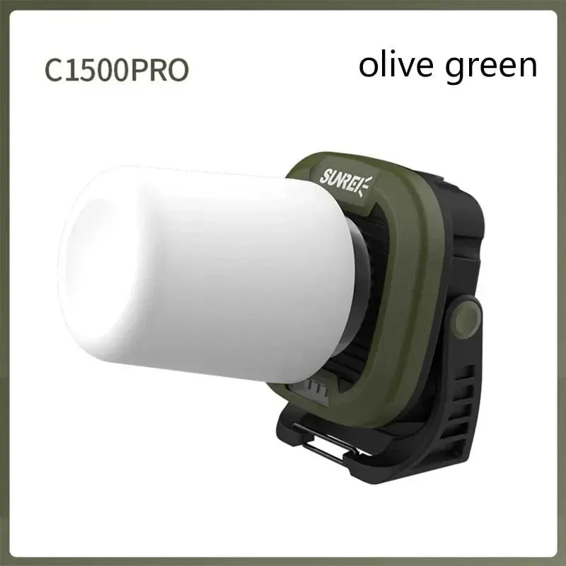 SUNREI C1500 C1500Pro C1600 Outdoor Camping Lamp Portable Camping Tent Camp Lamp Atmosphere Lamp Waterproof Lamp