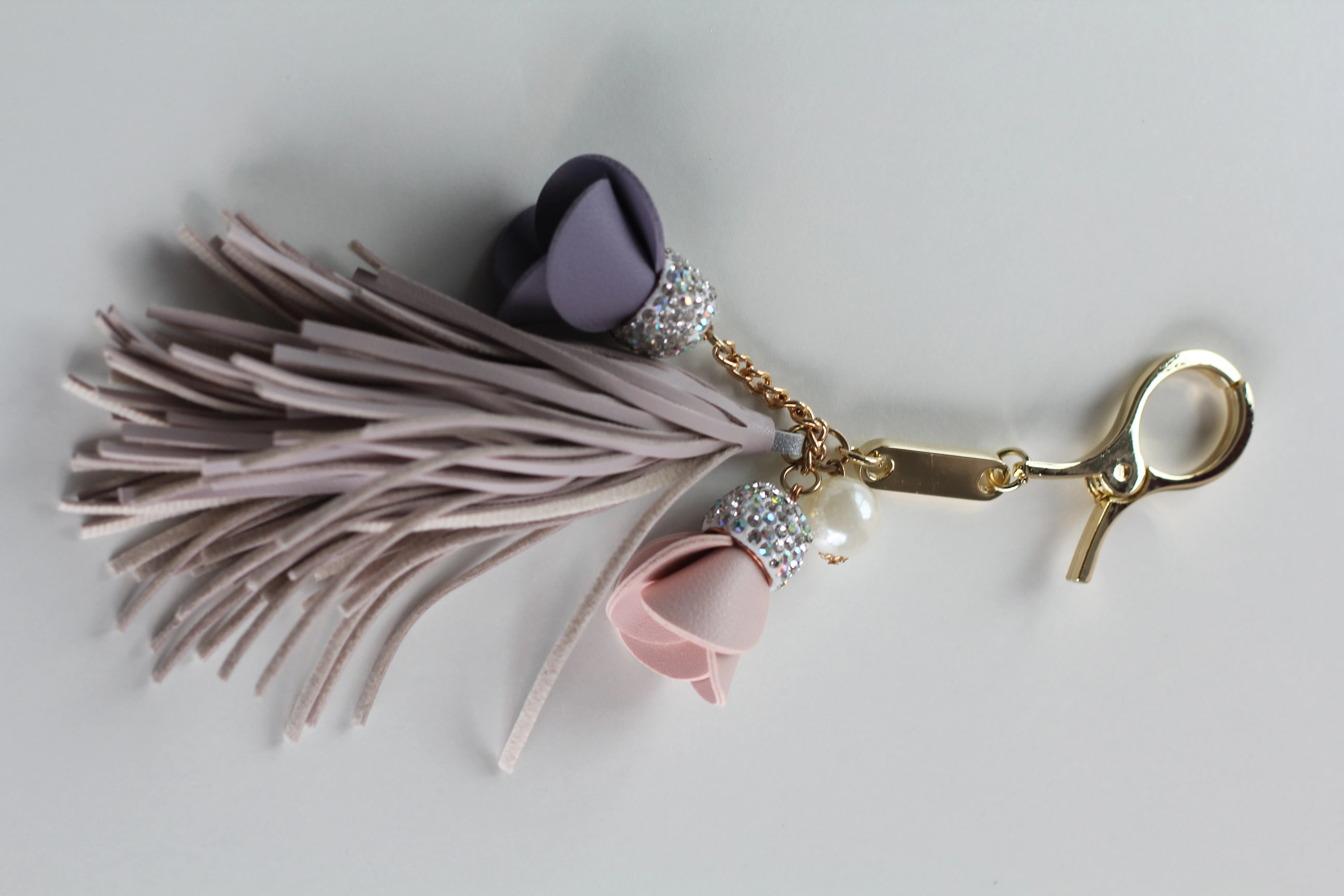 Tassel Keyring / Bag Charm - Pink