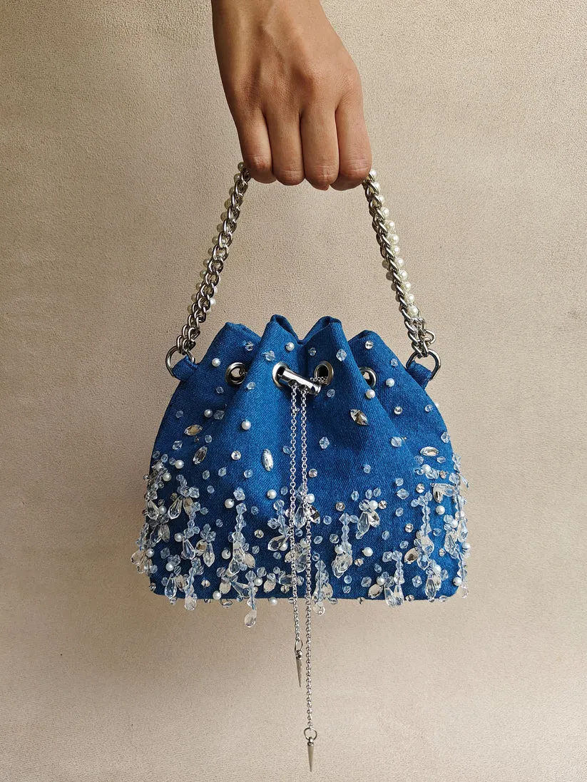 The Denim Bucket Bag