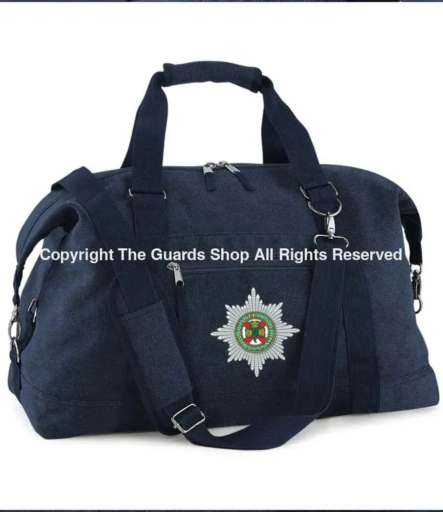 The Irish Guards Vintage Canvas Satchel