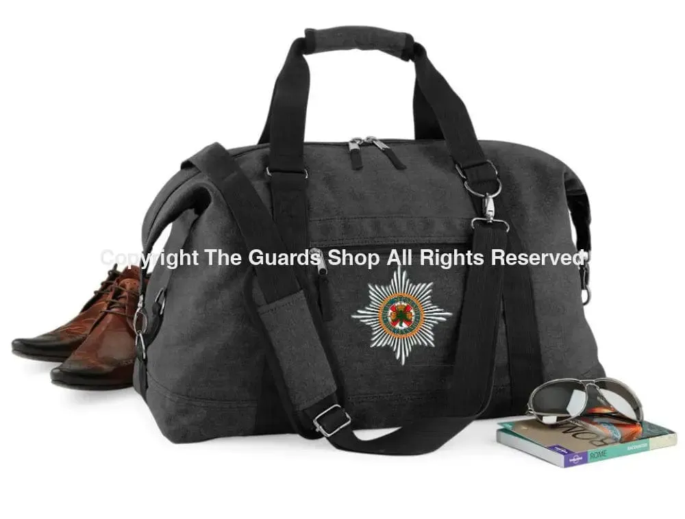 The Irish Guards Vintage Canvas Satchel