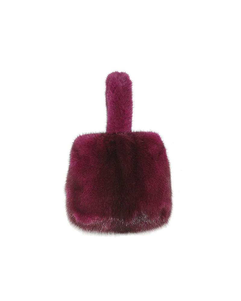 The Meow Mini Mink Fur Bag