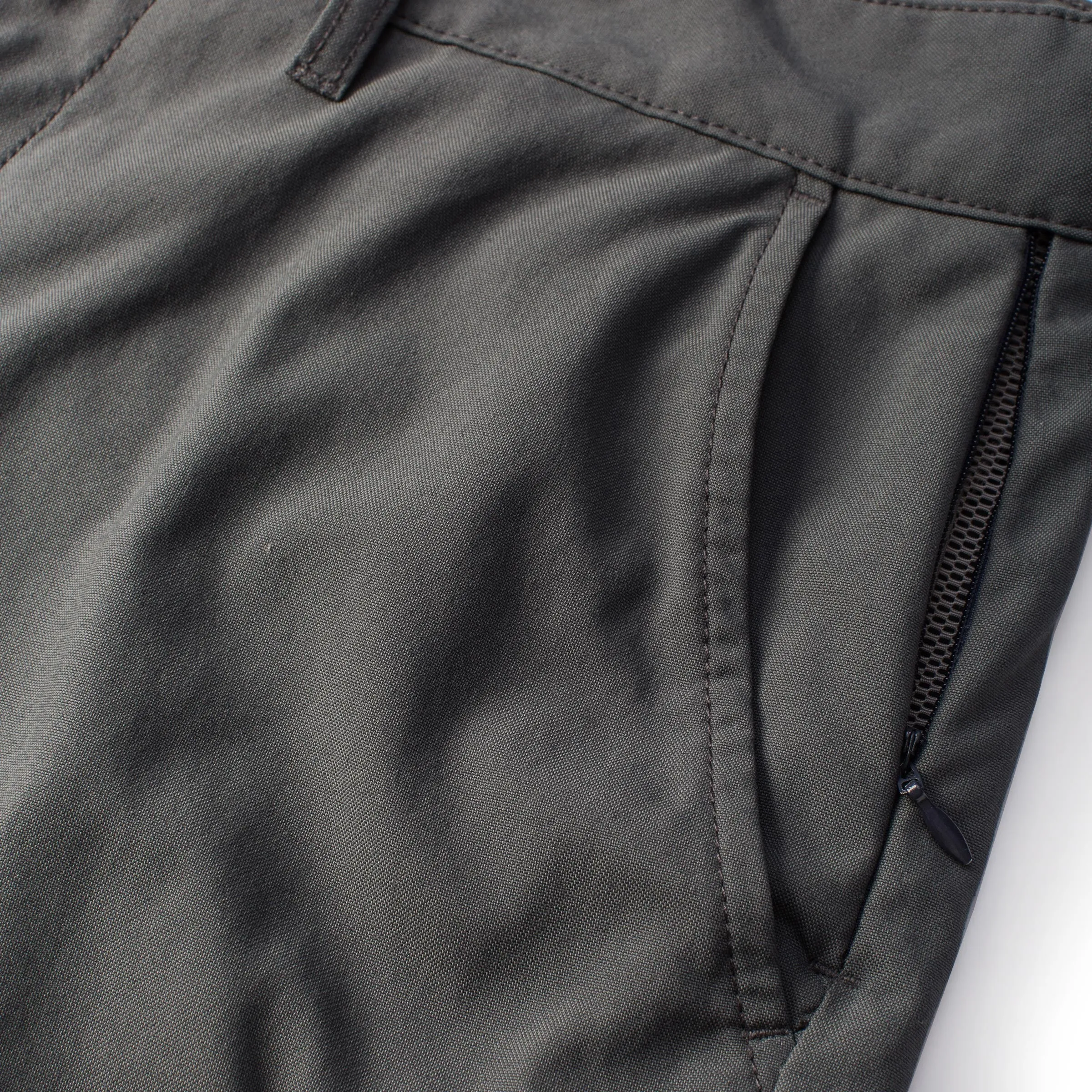 The Travel Short in Charcoal