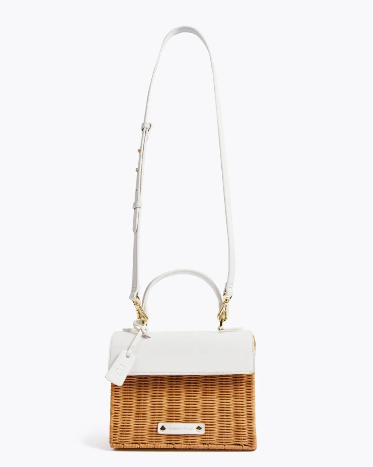 THE WICKER MINI - DARK WHITE WICKER