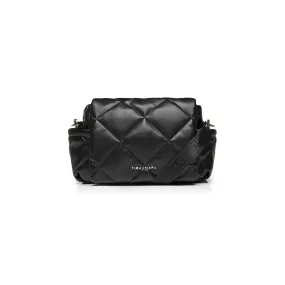 Tiba   Marl Nova Eco Compact Quilted Changing Bag - Black