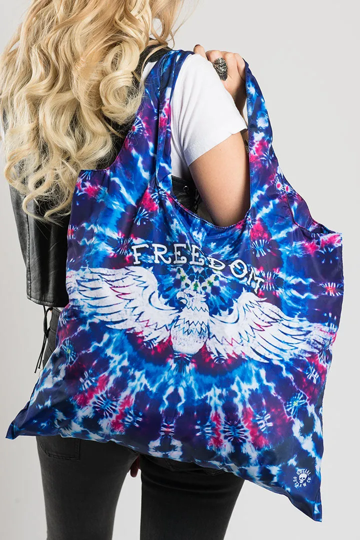 Tie Dye FREEDOM Recycle Bag