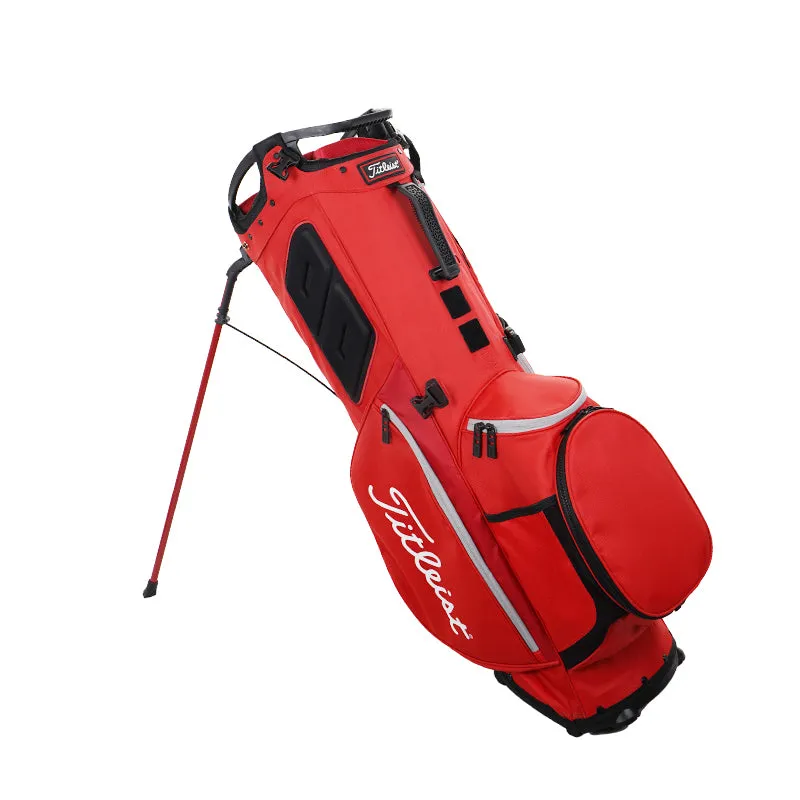 TITLEIST Hybrid 14 Stand Bag (Red/Red/Grey)