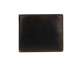 Traditional Wallet | Dark Brown Leather