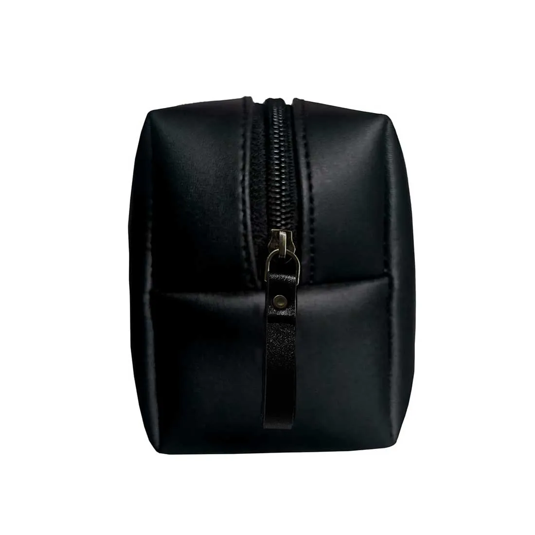 Travel Pouch for Men - Custom Black PU Leather Travel Pouch