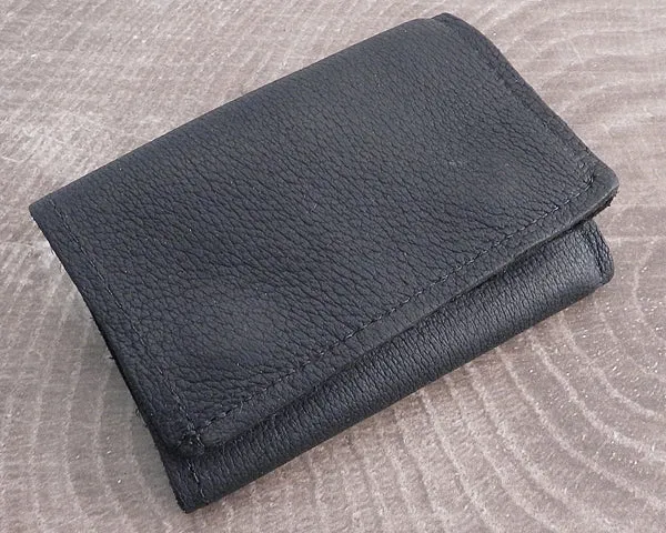 Trifold Leather Wallet Soft Brown