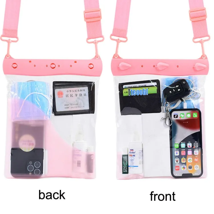 Tteoobl T-019A Sundries Storage Bag Phone Waterproof Shoulder Messenger Bag, Size: One Code(White)