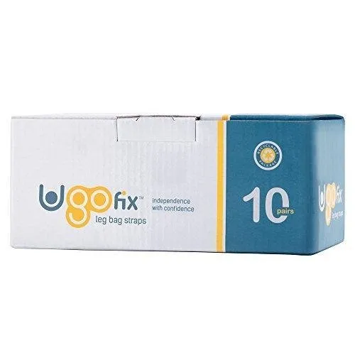 Ugo Fix Leg Bag Straps x10 Urine Drainage Bag Strap/Catheter Leg Bag Straps