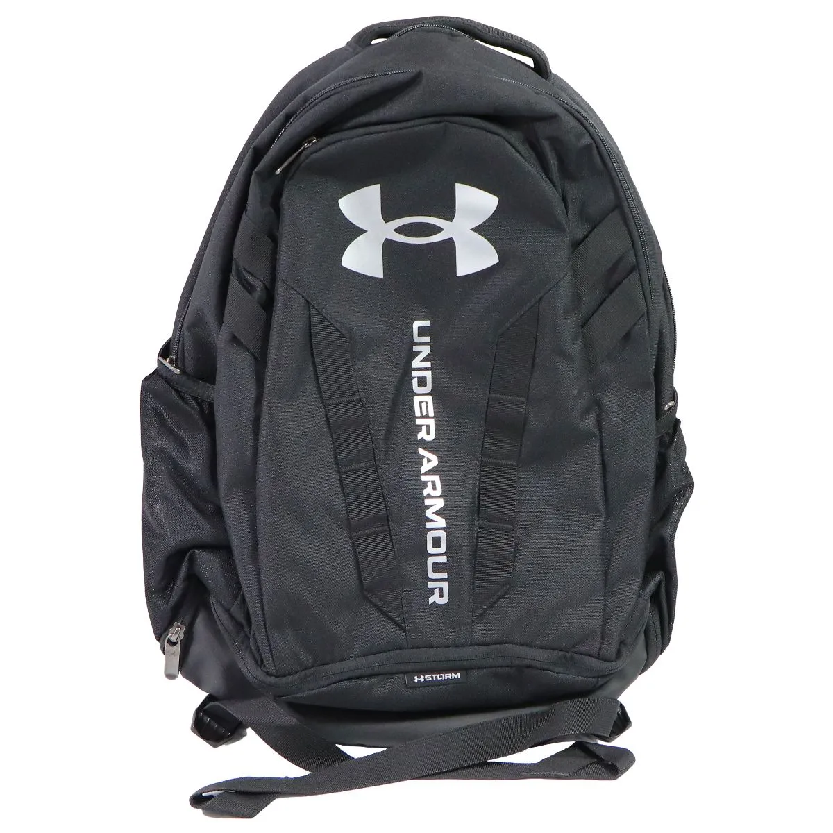 Under Armour Unisex Hustle 5.0 Backpack - Black/Silver