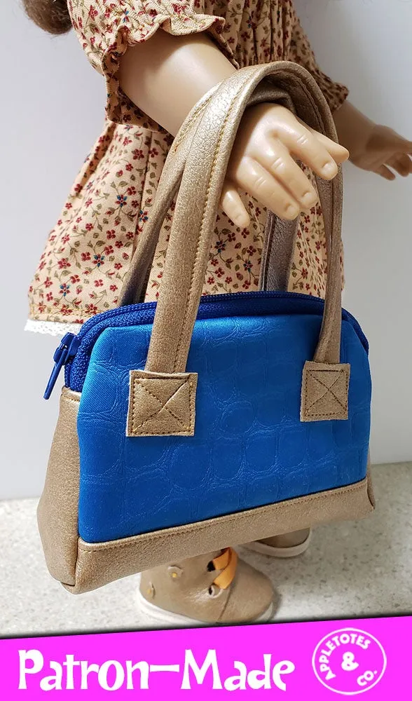 Weekender Bag Sewing Pattern for 14"-18" Dolls - SVG Files Included