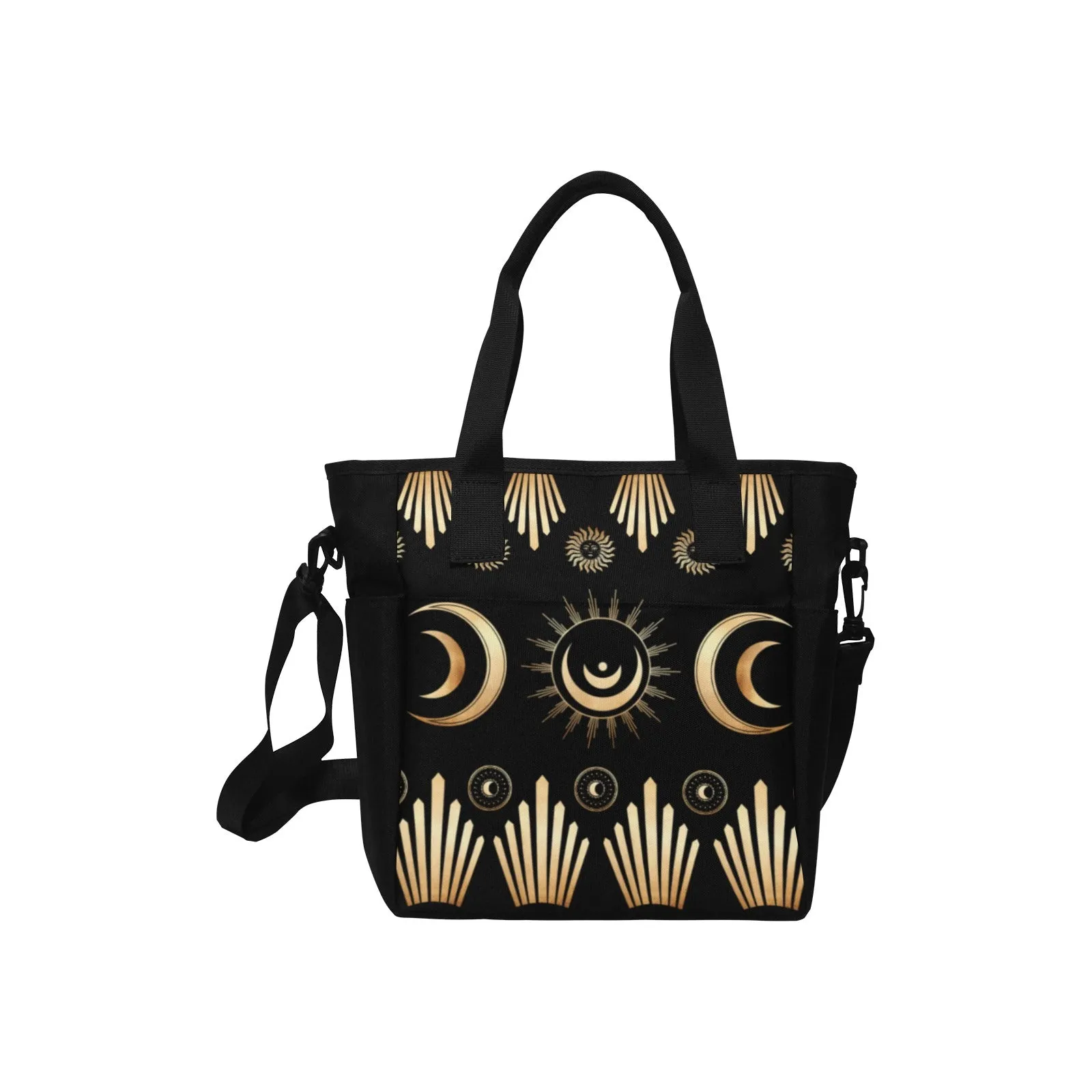 Witchy Ancient Sun and Moon Tote, Witchy Clothing, Witchy Tote Bag, Witchy Bag, Pagan, Witch, Occult, Magick