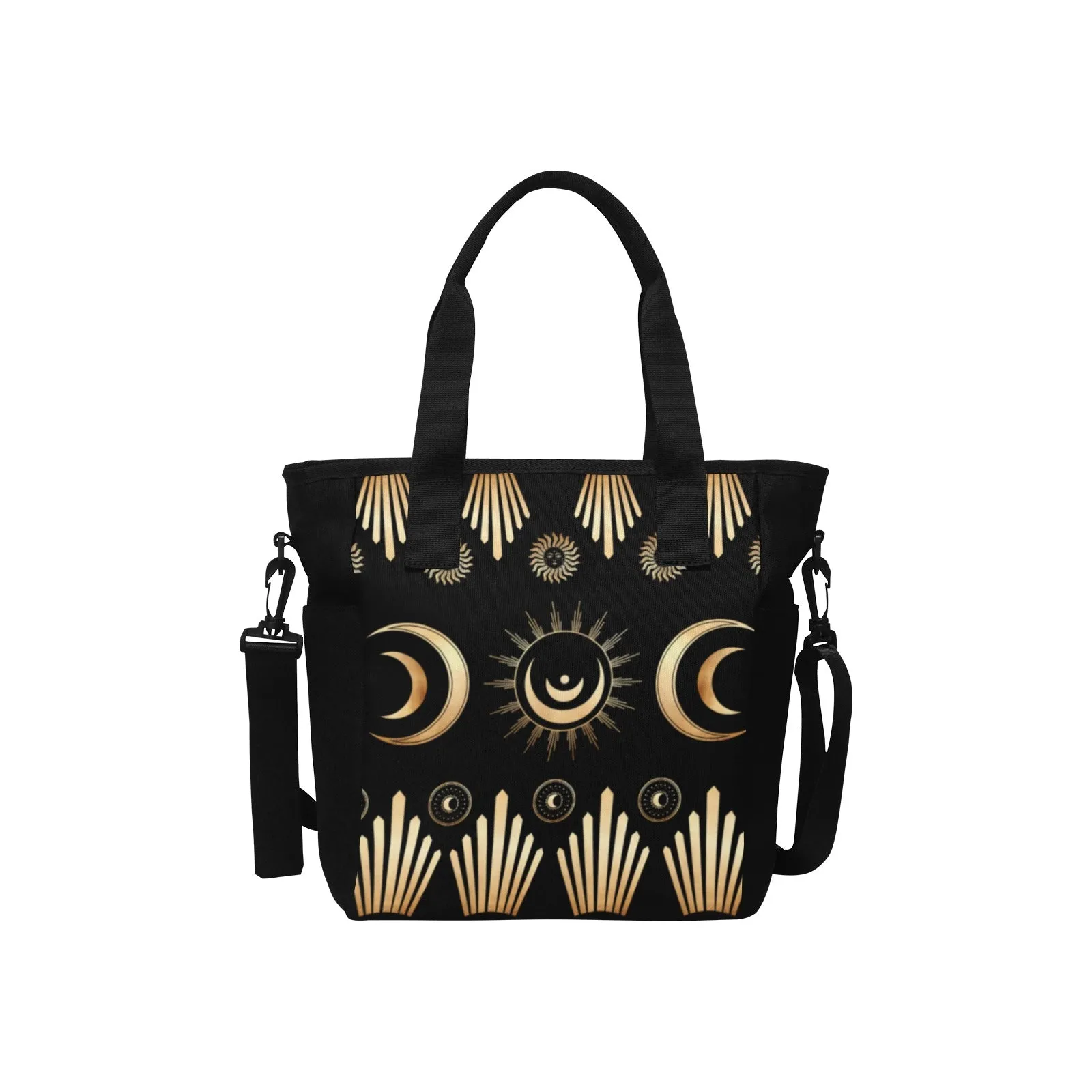 Witchy Ancient Sun and Moon Tote, Witchy Clothing, Witchy Tote Bag, Witchy Bag, Pagan, Witch, Occult, Magick