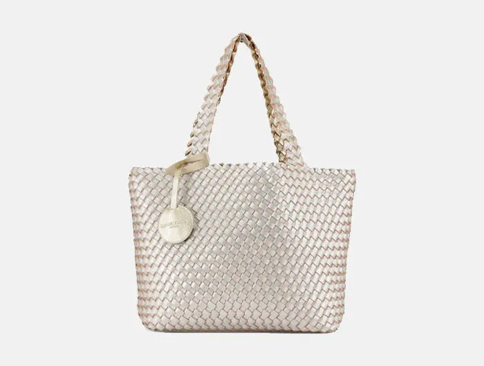 WOVEN REVERSIBLE TOTE BAG